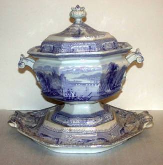 Tureen with Cover and Stand