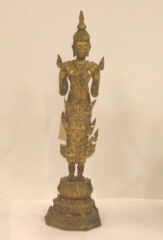 Standing Buddha (Adorned Buddha with Abhaya Mudra)