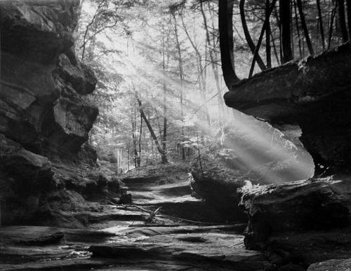 Sunrise, Old Man's Cave, Hocking Hills, Ohio