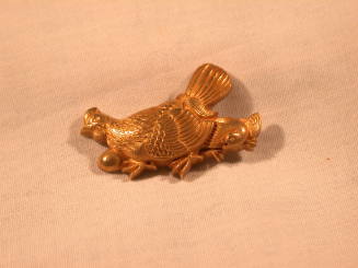 Menuki in the Form of a Hen with Chick