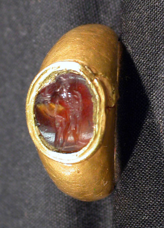 Ring: Intaglio of the god Mercury