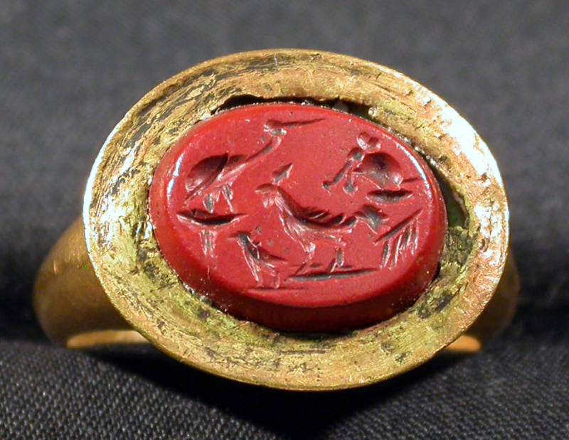 Ring: Intaglio of a Crane