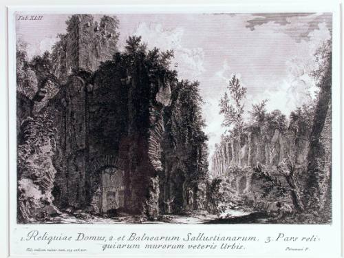 Reliquiae Domus et Balnearum Sallustianarum, plate XLII.