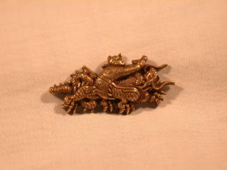 Menuki in the Form of a Figure Riding a Dragon