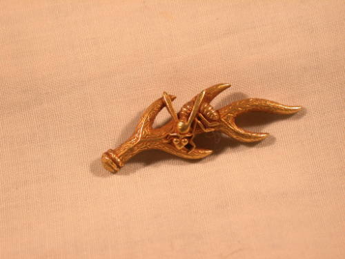 Menuki in the Form of a Stag's Horn and Wasp