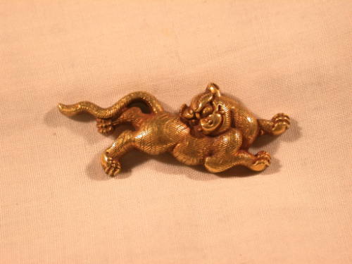 Menuki in the Form of a Lunging Tiger