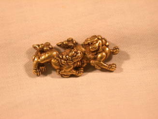 Menuki in the Form of a Pair of Shishi