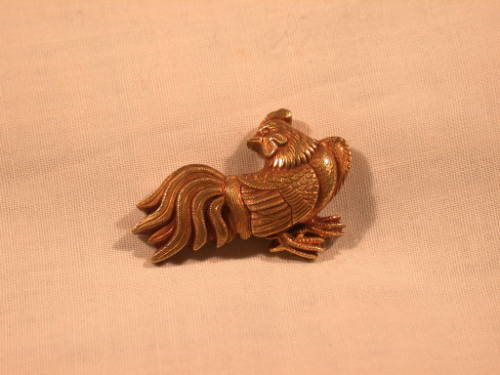 Menuki in the Form of a Cockerel