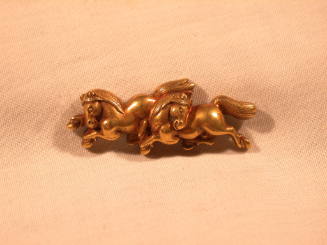 Menuki in the Form of Two Galloping Horses
