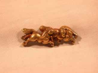 Menuki in the Form of Two Galloping Horses