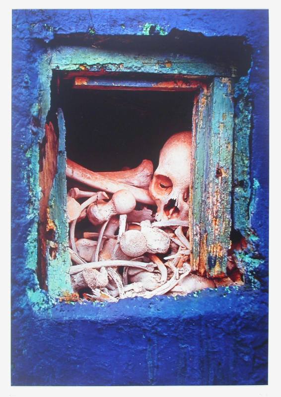 Blue Ossuary, Tenabo, Campeche, Mexico