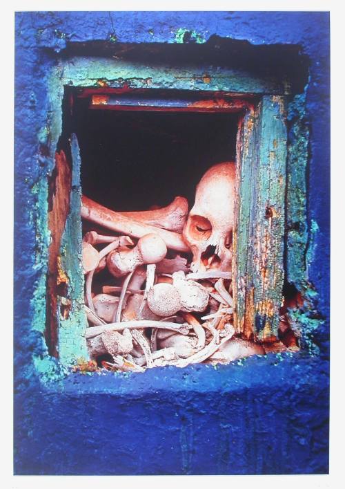 Blue Ossuary, Tenabo, Campeche, Mexico