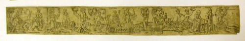 Decorative Border with Allegorical Figures of One of the Four Seasons