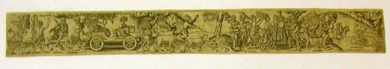 Decorative Border with Allegorical Figures of One of the Four Seasons