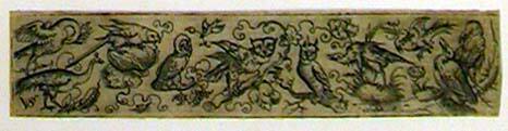 Decorative Border: Various Birds