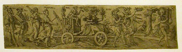 Decorative Border: Allegory of Summer with Gods and Goddesses