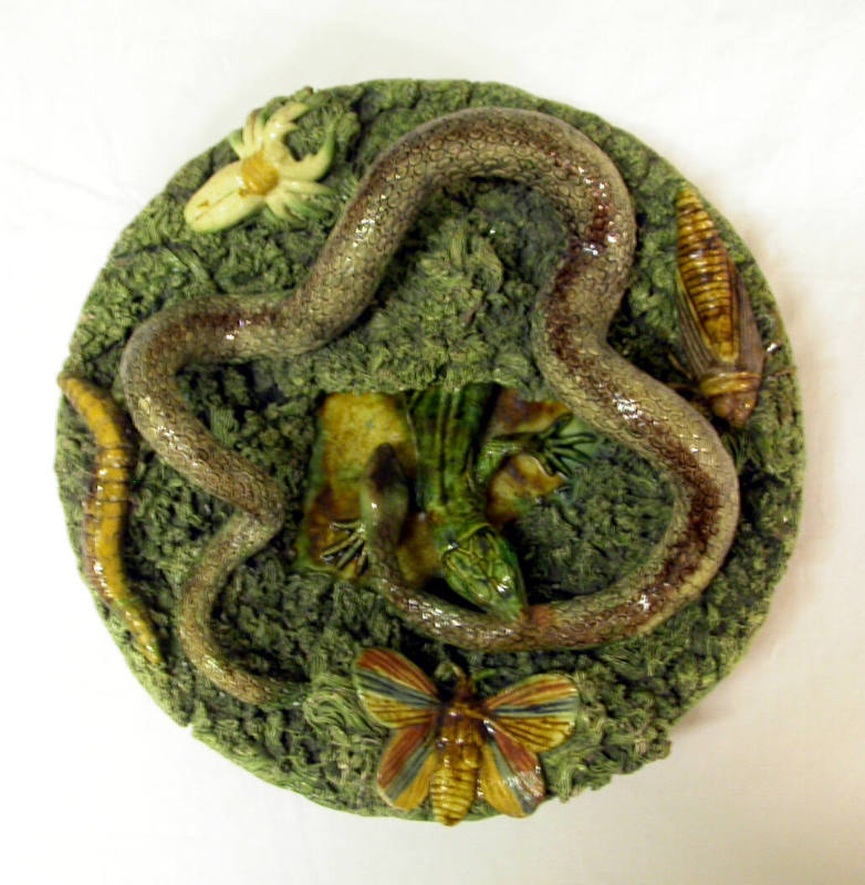 Palissy Ware Plate