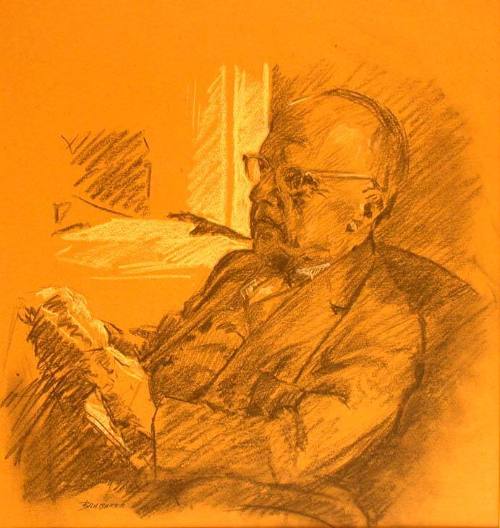 Portrait of Daniel Blau Drawing