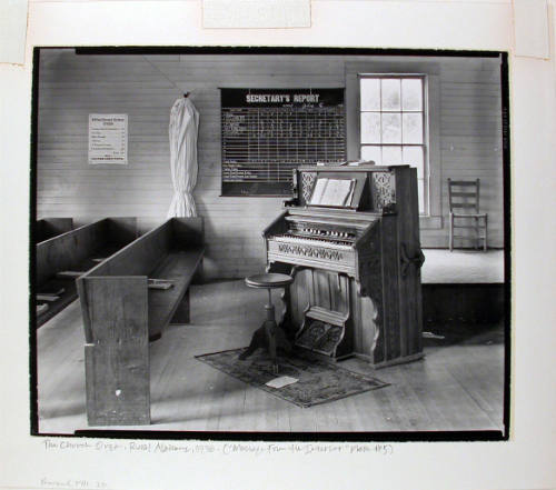 The Church Organ, Rural Alabama, 1936