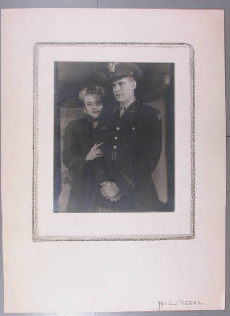 Unidentified man in Uniform and Woman