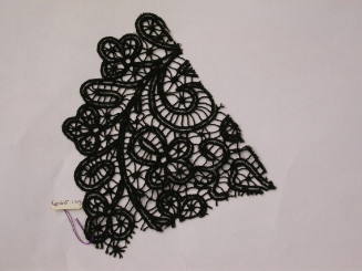 Lace Sample: Black