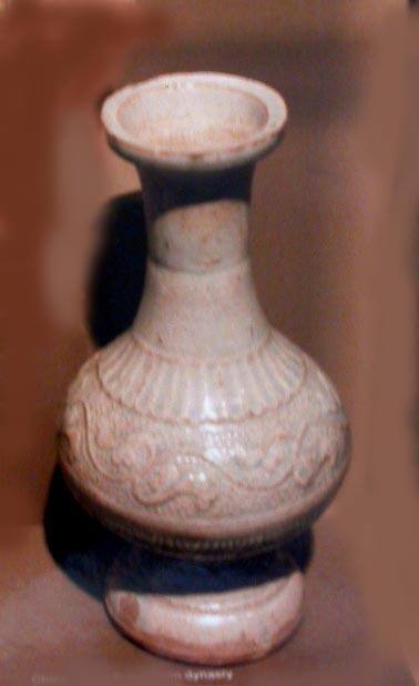 Vase with Floral Design