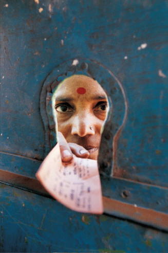 Woman Buying Ticket, India