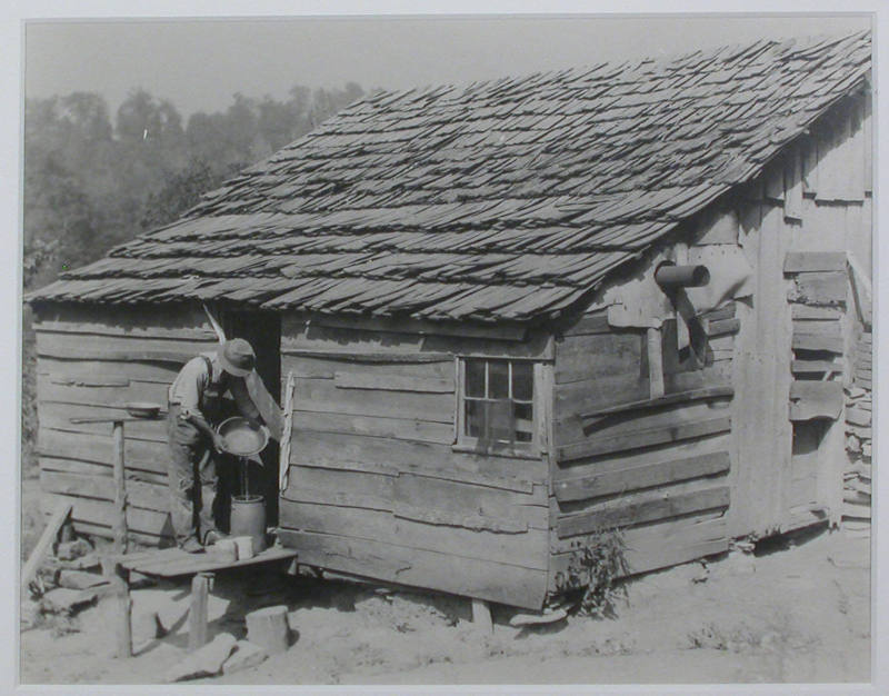 "Rear view of the McHaffie homestead at Powell Station, Route #1, Knox County, Tennessee.", 10/20/1933