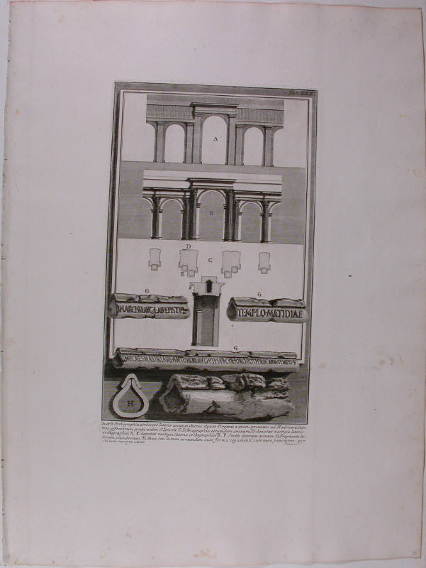 Orthographia...Arccum Ductus Aquae Virginis...,plate XXX.