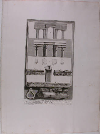 Orthographia...Arccum Ductus Aquae Virginis...,plate XXX.