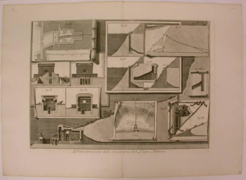 Dimostrazioni dell'Emissaro del Lago Albano, plate II