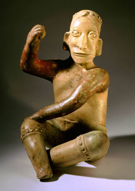 Seated Ball Player