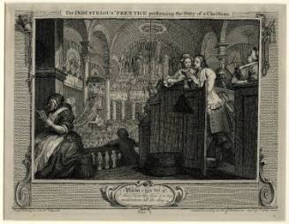Plate 2: The Industrious 'Prentice performing the Duty of a Christian