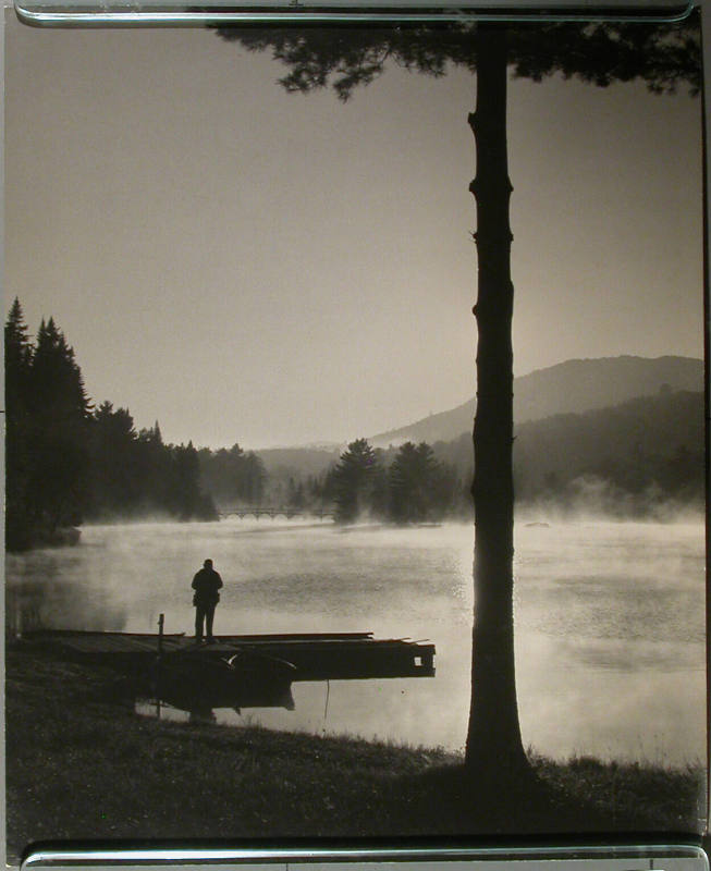 Man on Docks