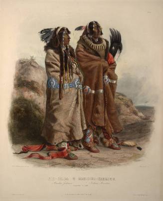 Sih-Chida & Mahchsi-Karahde, Mandan Indians