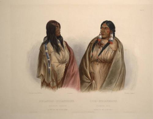 Woman of the Snake-tribe; Woman of the Cree-tribe