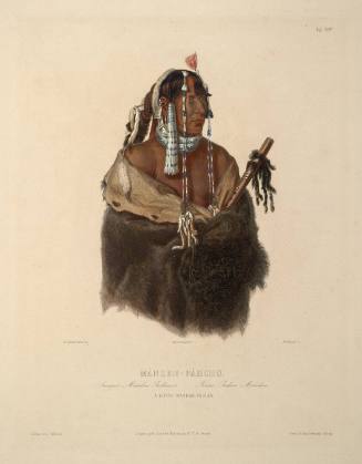 Mändeh-Páhchu, A young Mandan Indian