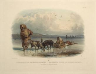 Dog-sledges of the Mandan Indians