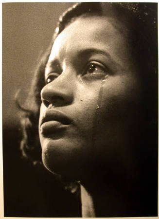 Widow of Civil Rights Activist Medgar Evers at Memorial Service, June 1963