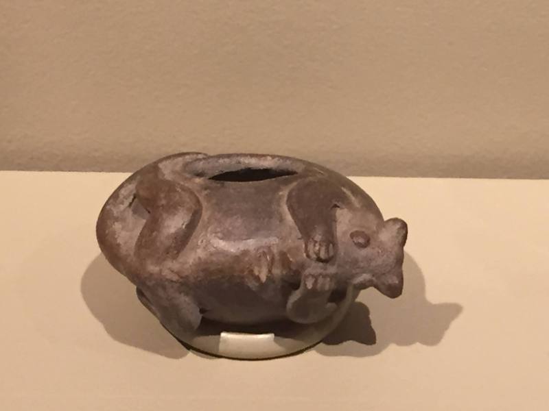 Coatimundi Effigy Offering Vessel