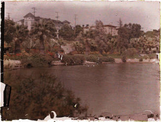 Buildings Around a Lake