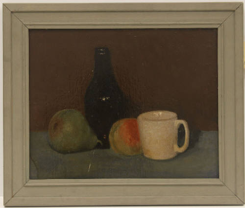 Still Life with Bottle and Fruit