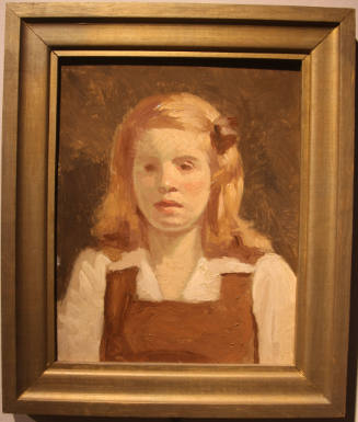Portrait of a Girl in a Brown Jumper