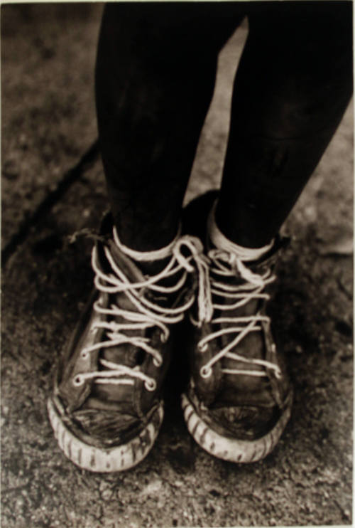 Muddy shoes, Newark, New Jersey