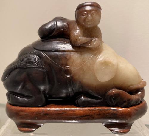 Recumbent Elephant with Rider