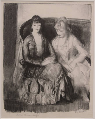 Emma and Marjorie on a Sofa