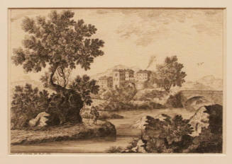 Landscape with a Traveler by a River