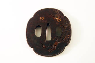 Tsuba with a Figure of a Man