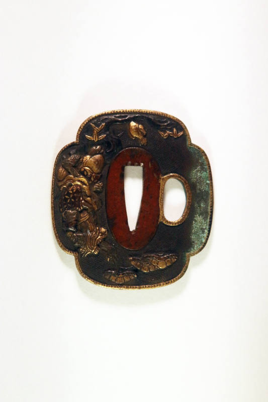 Tsuba: Design of a Man Fighting a Demon