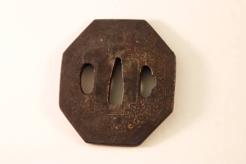 Tsuba: Design of Arabesques and Squares